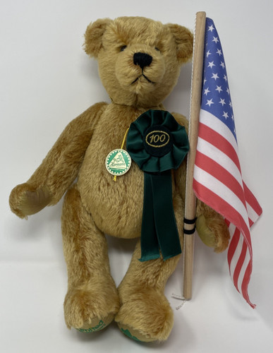 Hermann gold mohair - gold, patriotic